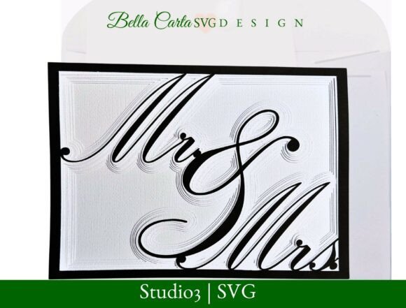 Download Mr and Mrs SVG Layered Wedding Card - Card Collection