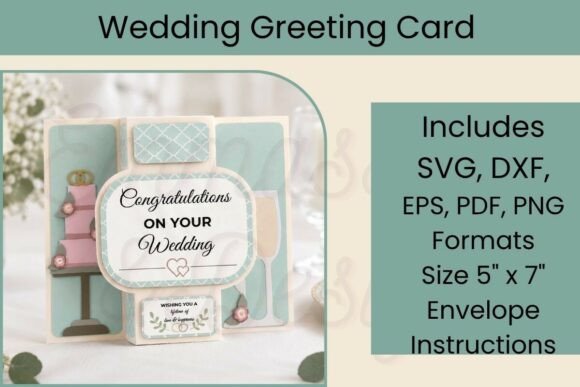 Download 3D Pop out Wedding Card SVG - Card Collection