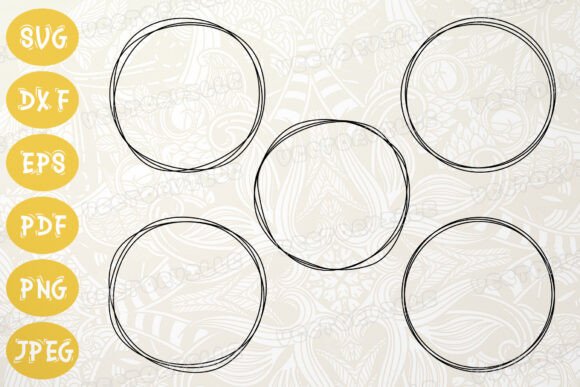 Download Hand-Drawn Circle Frame SVG Bundle - Hand Collection