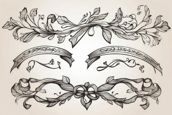 Download About Hand Drawn Floral Decorative Borde - Hand Collection